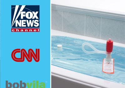 waterbob emergency water storage container as featured on fox news cnn bob villa