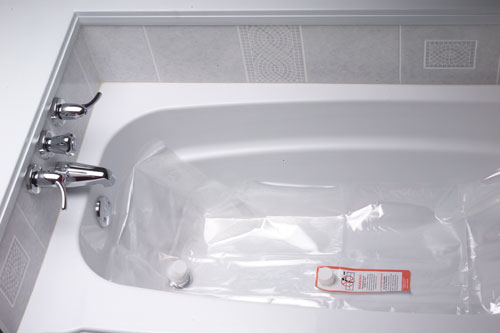 Transform your tub into an emergency water storage