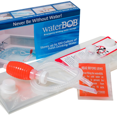 waterBOB emergency water storage container single package