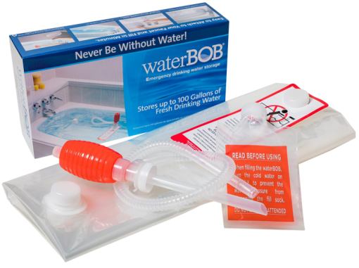 waterBOB emergency water storage container single package